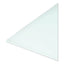 Floating Glass Ghost Grid Dry Erase Board, 36 X 24, White Surface