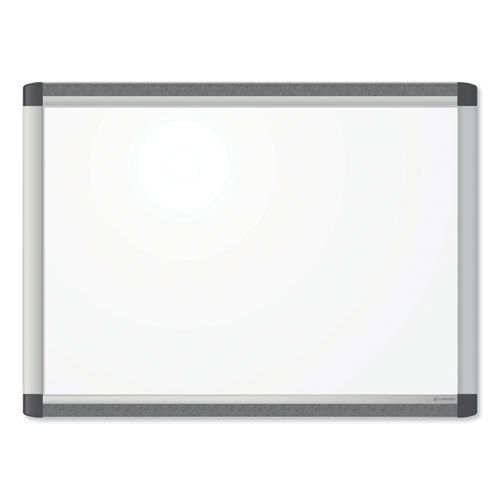 Pinit Magnetic Dry Erase Board, 24 X 18, White Surface, Silver Aluminum Frame