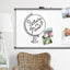 Pinit Magnetic Dry Erase Board, 36 X 24, White Surface, Silver Aluminum Frame