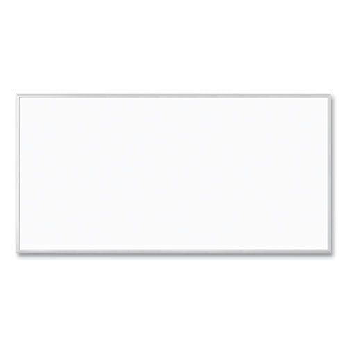 Magnetic Dry Erase Board With Aluminum Frame, 96 X 48, White Surface, Silver Aluminum Frame