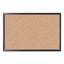 Cork Bulletin Board, 36 X 24, Natural Surface, Black Mdf Frame
