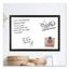 Magnetic Dry Erase Board With Mdf Frame, 24 X 18, White Surface, Black Mdf Frame
