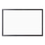 Magnetic Dry Erase Board With Mdf Frame, 36 X 24, White Surface, Black Mdf Frame