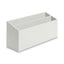 Four-piece Desk Organization Kit, Magazine Holder/paper Tray/pencil Cup/storage Bin, Chipboard, Gray