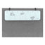 Cubicle Glass Dry Erase Board, Undated One-week, 20 X 5.5, White Surface