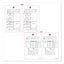 Cubicle Glass Dry Erase Board, Undated One-week, 20 X 5.5, White Surface