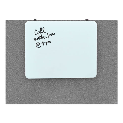 Cubicle Glass Dry Erase Board, 20 X 16, White Surface