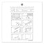 Floating Glass Dry Erase Calendar, Undated One Month, 36 X 24, White Surface