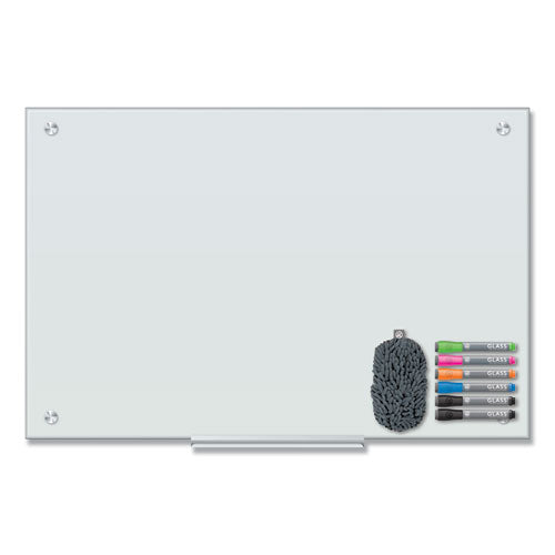 Magnetic Glass Dry Erase Board Value Pack, 36 X 36, White Surface