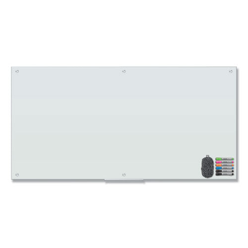 Magnetic Glass Dry Erase Board Value Pack, 72 X 36, White Surface