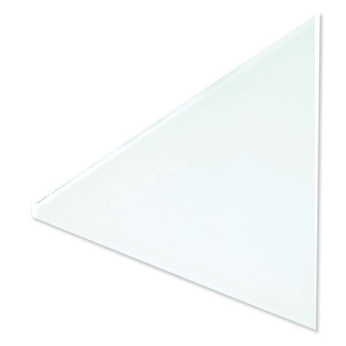Floating Glass Dry Erase Board, 36 X 24, White Surface