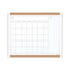 Pinit Magnetic Dry Erase Calendar With Plastic Frame, Monthly, 20 X 16, White Surface, White Plastic Frame