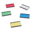 Magnetic Card Holders, 2 X 1, Black, 25/pack