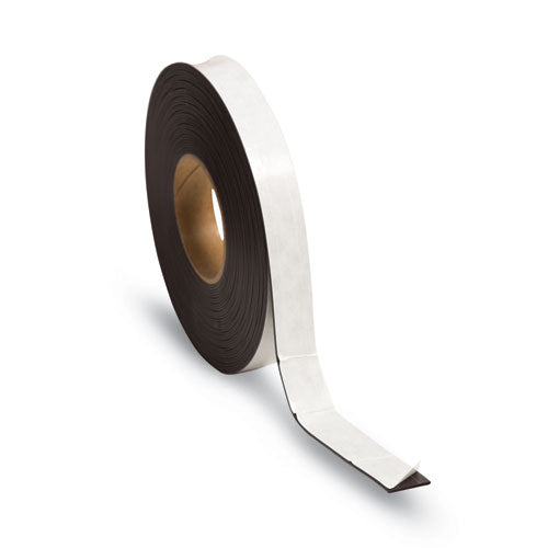 Magnetic Adhesive Tape Roll, 1" X 50 Ft, Black