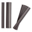 Magnetic Card Holders, 6 X 0.5, Black, 10/pack