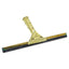 Golden Clip Brass Squeegee Complete, 18" Wide Blade, 4.5" Handle