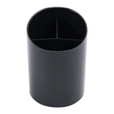Recycled Big Pencil Cup, Plastic, 4.38" Diameter X 5.63"h, Black