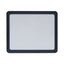 Recycled Cubicle Dry Erase Board, 15.88 X 12.88, White Surface, Charcoal Plastic Frame