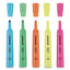 Desk Highlighters, Assorted Ink Colors, Chisel Tip, Assorted Barrel Colors, Dozen