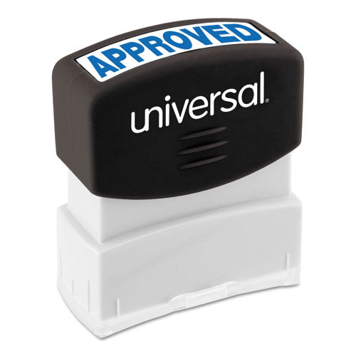Message Stamp, Approved, Pre-inked One-color, Blue