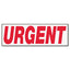 Message Stamp, Cancelled, Pre-inked One-color, Red