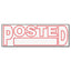 Message Stamp, Confidential, Pre-inked One-color, Red