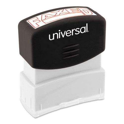 Message Stamp, Faxed, Pre-inked One-color, Red