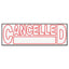 Message Stamp, Past Due, Pre-inked One-color, Red