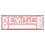 Message Stamp, Posted, Pre-inked One-color, Red