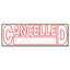 Message Stamp, Urgent, Pre-inked One-color, Red