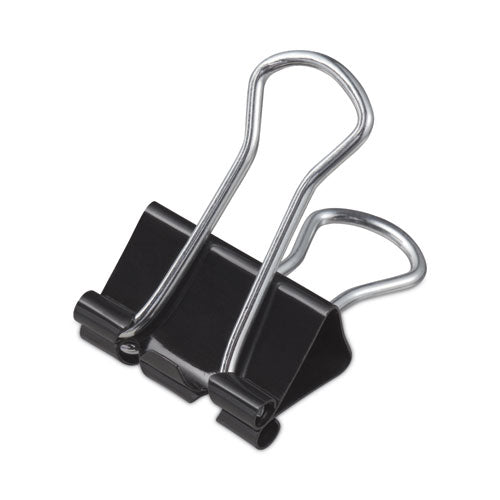 Binder Clips, Small, Black/silver, 12/box