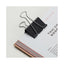 Binder Clip Zip-seal Bag Value Pack, Small, Black/silver, 144/pack