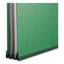 Bright Colored Pressboard Classification Folders, 2" Expansion, 1 Divider, 4 Fasteners, Legal Size, Emerald Green, 10/box