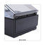 Business Card File, Holds 600 2 X 3.5 Cards, 4.25 X 8.25 X 2.5, Metal/plastic, Black