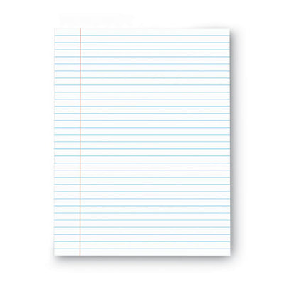Glue Top Pads, Wide/legal Rule, 50 White 8.5 X 11 Sheets, Dozen