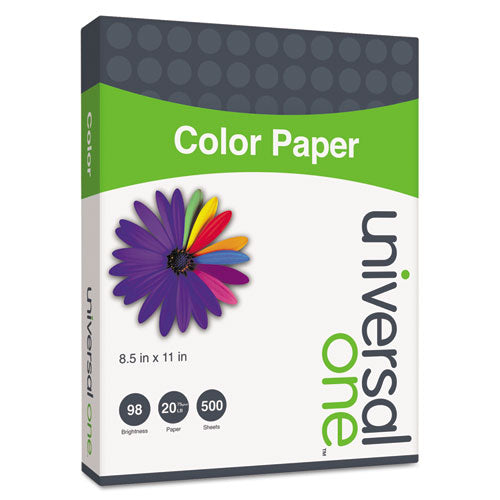 Deluxe Colored Paper, 20 Lb Bond Weight, 8.5 X 11, Canary, 500/ream