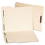 Deluxe Reinforced Top Tab Fastener Folders, 0.75" Expansion, 2 Fasteners, Letter Size, Manila Exterior, 50/box
