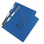 Pressboard Hanging Binder, 2 Posts, 6" Capacity, 9.5 X 11, Light Blue