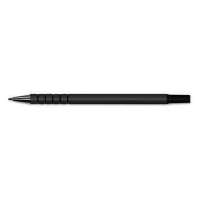 Replacement Ballpoint Counter Pen, Medium 1 Mm, Black Ink, Black, 6/pack