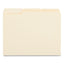 Top Tab File Folders, 1/3-cut Tabs: Assorted, Letter Size, 0.75" Expansion, Manila, 50/box