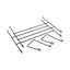 Mesh Three-pack Wall Files, 3 Sections, Letter Size, 14.13" X 3.38" X 8.5", Black