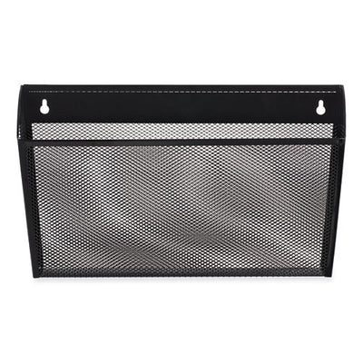 Metal Mesh Wall File, Letter Size, 14.13" X 3.38" X 13", Black