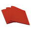 Two-pocket Plastic Folders, 100-sheet Capacity, 11 X 8.5, Red, 10/pack