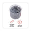Plastic-coated Paper Clips With One-compartment Storage Tub, (750) #1 (1.3"), (250) Jumbo (2"), Silver