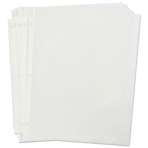 Top-load Poly Sheet Protectors, Std Gauge, Nonglare, Clear, 50/pack