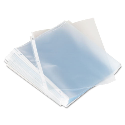 Top-load Poly Sheet Protectors, Heavy Gauge, Letter Size, Clear, 100/pack