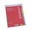 Deluxe Table Of Contents Dividers For Printers, 10-tab, 1 To 10; Table Of Contents, 11 X 8.5, White, 6 Sets