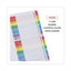Deluxe Table Of Contents Dividers For Printers, 31-tab, 1 To 31, 11 X 8.5, White, 1 Set
