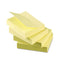 Recycled Self-stick Note Pads, 3" X 3", Yellow, 100 Sheets/pad, 18 Pads/pack
