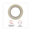 120# Utility Grade Filament Tape, 3" Core, 18 Mm X 54.8 M, Clear